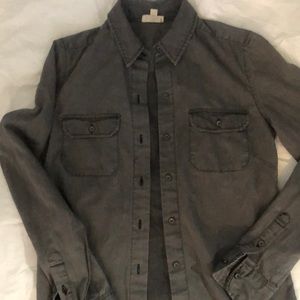 AG Long Sleeve Dark Grey Denim shirt
